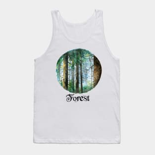 Pine Forest Art Tank Top